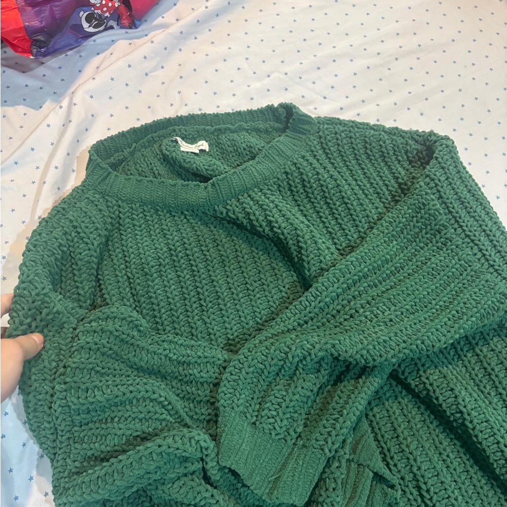 Green Knit Sweater